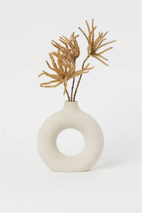 See actions taken by the people who manage and post content. Ceramic Vase - Light beige - Home All | H&M US in 2020 ...