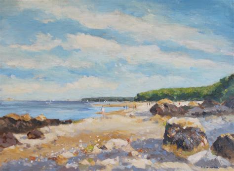 Priory Bay Isle Of Wight Oil Painting Society Of Women Artists