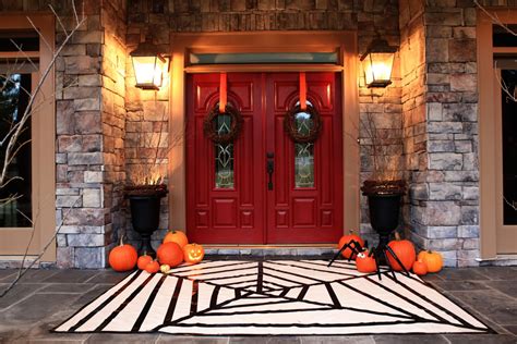 Halloween outside decorations ideas with spiders movie 2001. 50 Best Halloween Door Decorations for 2017