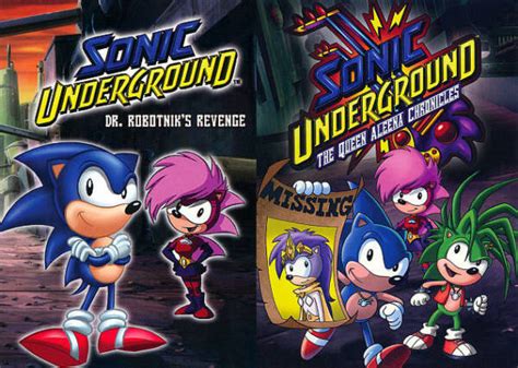 Sonic Underground Sonic 2 Discs Drrqueen Dvd 2007 2 Disc Set For