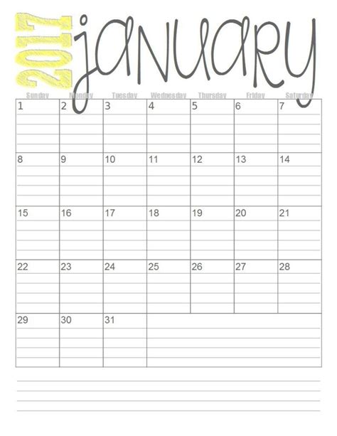 Free Monthly Printable Calendars Free Printable Undated Monthly