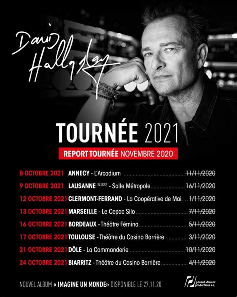 Buy tickets for david hallyday concerts near you. Toulouse. Report du Concert de David Hallyday à l'automne ...