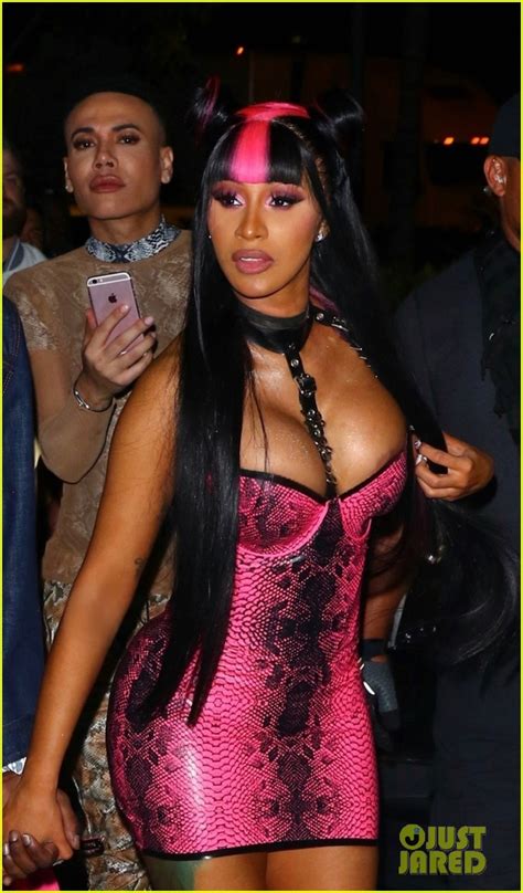 Cardi B Turn Heads With Her Club Look Alongside Offset In Miami Photo