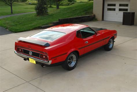 1971 Ford Mustang Mach 1 429 Cobra Jet Four Speed For Sale Photos