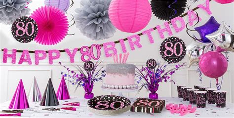 80th Birthday Party Decorations Supplies Birthdaybuzz