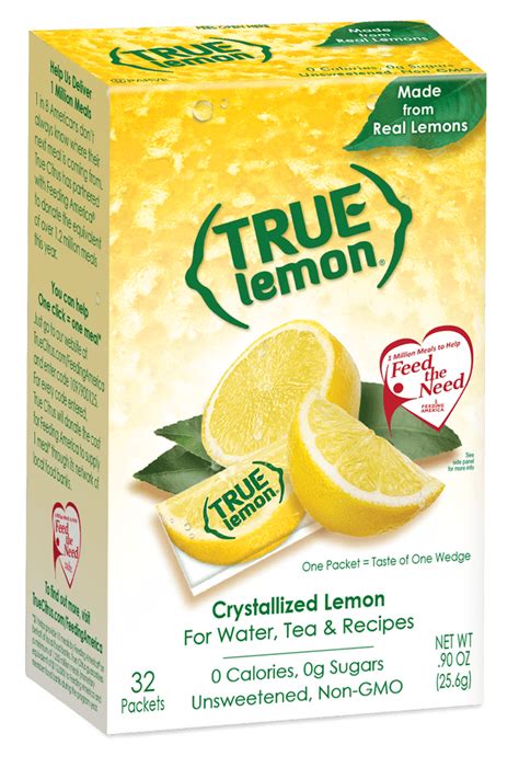 True Lemon® Crystallized Lemon Juice Packets True Citrus