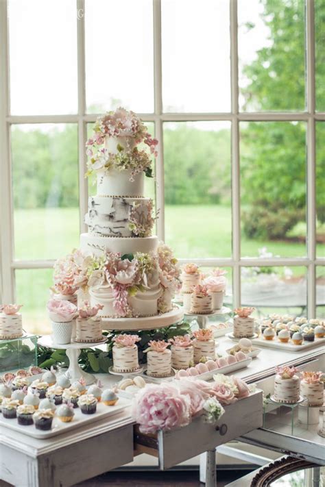 Garden Wedding Cake Mini Wedding Cake Sweet Table