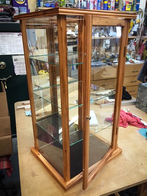 Handmade Glass Display Case Made With Exotic Tiger Wood Chameleon Woodcrafting