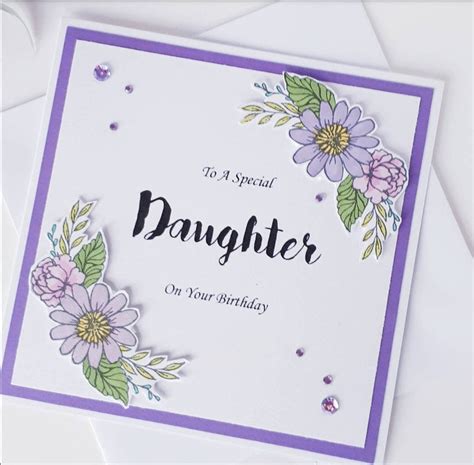 Daughter Birthday Card Birthday Card For Daughter Special Etsy Uk