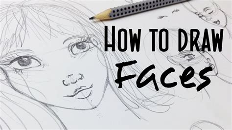 How To Draw Girls Faces My Way Stylized Cartoon Faces