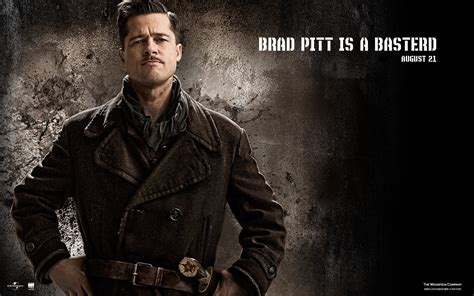 Movie Inglourious Basterds 720p Brad Pitt Hd Wallpaper