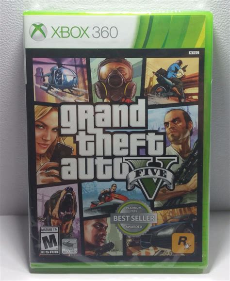 Gta Grand Theft Auto V 5 Xbox 360 Nuevo Sellado Envío Gratis 59990