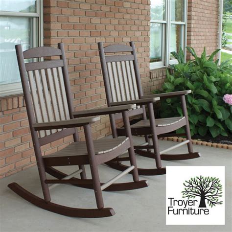 They remind me of the rocking chair my grandmother had when i was a little girl. Poly Wood Rocking Chairs | Porch rocker, Comfortable ...