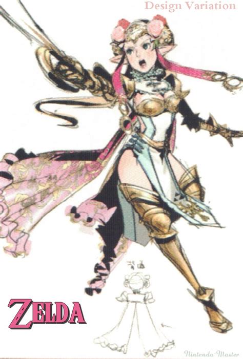 Concept Art For Hyrule Warriors Queen Zelda Nyobees Muses