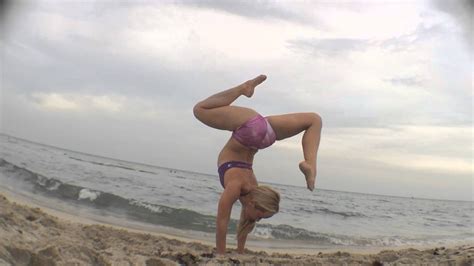 Miami Beach Yoga Handstand Splits Youtube