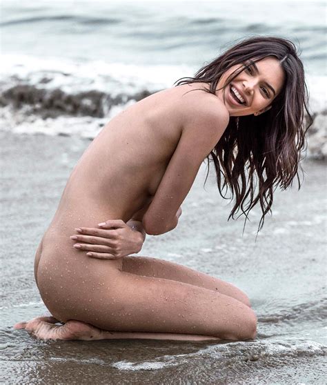 Kendall Jenner Leaked Beach Nudes For Angels Campaign Scandalpost