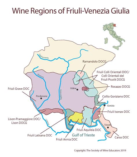 SWE Map 2019: Italy—Friuli-Venezia Giulia - Wine, Wit, and Wisdom
