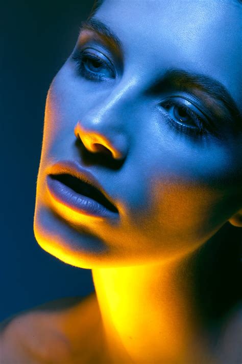 Jourdan Jason Maggie West Neon Photography Portrait Lighting Colour Gel Photography