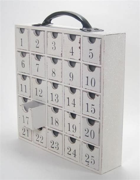 This Black And White Advent Calendar Comes With 25 Numbered Empty