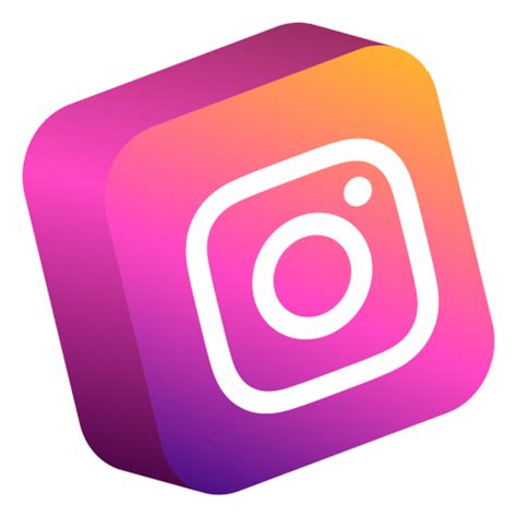 Instagram Logo 3d Buttons Social Media Png 2021 Full HD Transparent PNG