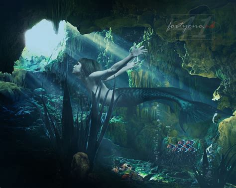 Mermaid Cave By Fahrifortyone On Deviantart