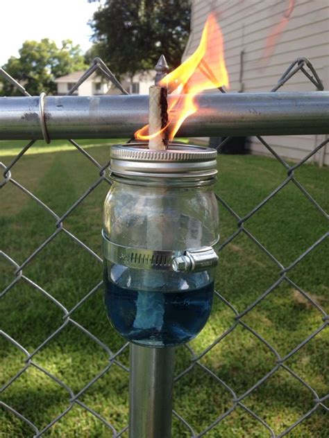 Simply Country Crafts Diy Mason Jar Tiki Torch