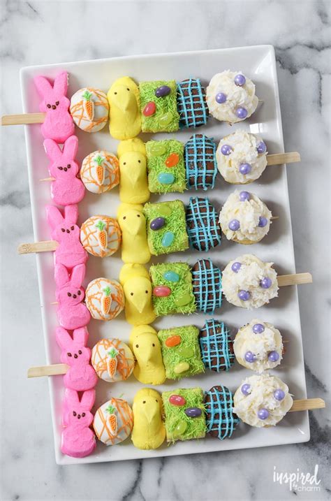 After dinner, sometimes we want something sweet. Easter Dessert Kabobs | Recipes With Peeps | POPSUGAR Family Photo 10