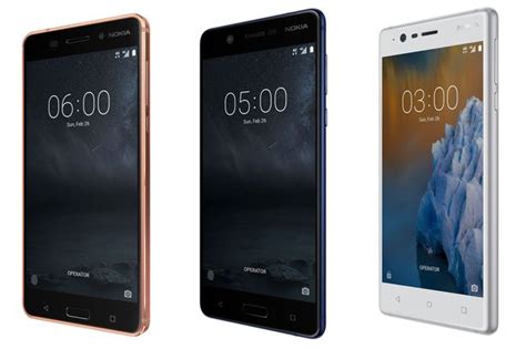 Mwc 2017 Nokia Unveils Three New Android Phones At Very Friendly