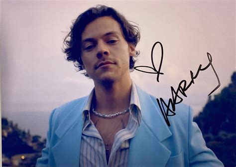 Harry Styles Photo Autograph Signed