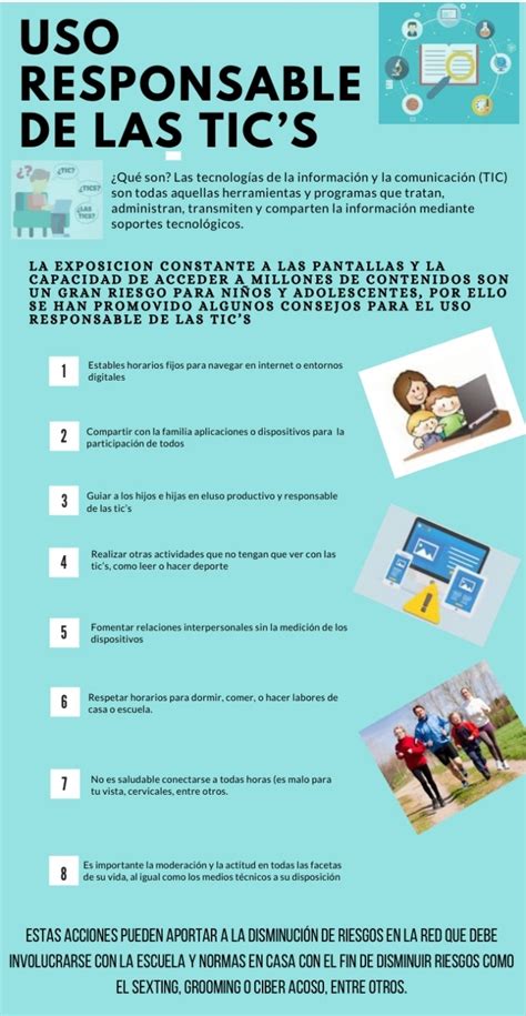 infografia uso responsable de las tic s