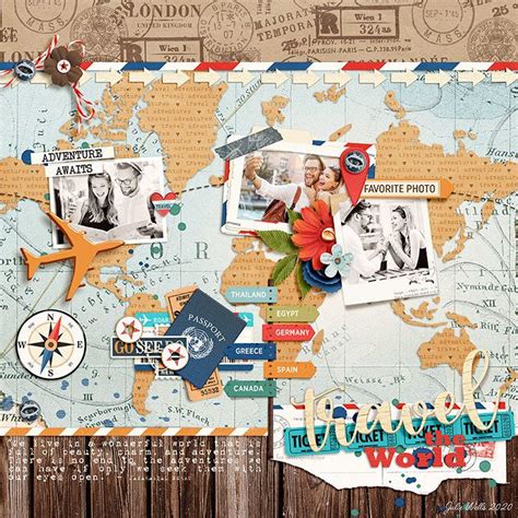 Travel The World In 2020 Travel Scrapbook Pages Vacation Scrapbook