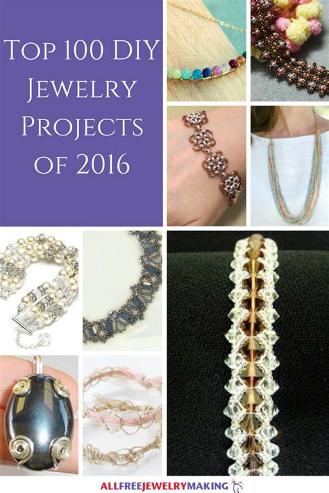 Top 100 Diy Jewelry Projects Of 2016 Beads Pearls Sparkles And More