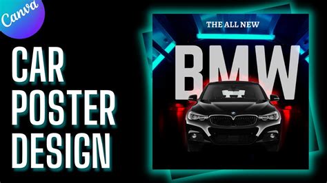 Car Poster Design In Canva Tutorial By Dlc Ventures India Youtube