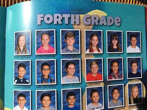 My Fourth Grade Daughter Just Got Her Yearbook Fourth Grade
