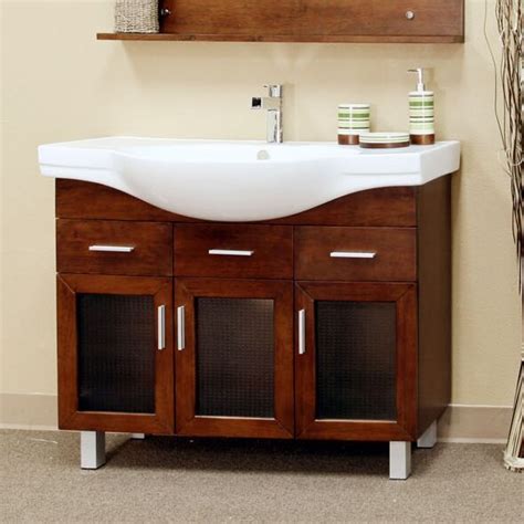 Shop for single sink bathroom vanities in bathroom vanities. Ebern Designs Neufeld 40" Single Bathroom Vanity With Sink ...