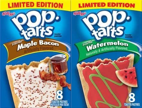 Five New Pop Tarts Flavors Include Maple Bacon And Watermelon Pop Tart Flavors Pop Tarts Flavors