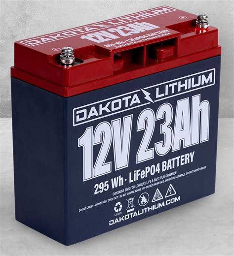 Dakota Lithium 12v 23ah Battery Charger Not Included