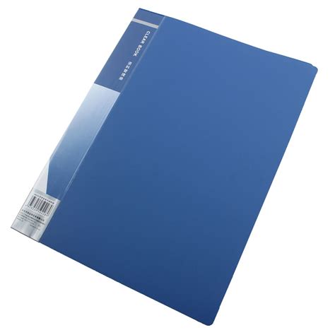 Blue Plastic Cover 20 Clear Pockets A4 Clear Book File Walmart Canada
