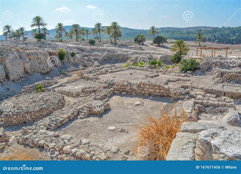 Sacred Temple Area At Tel Megiddo National Park World Heritage Site At