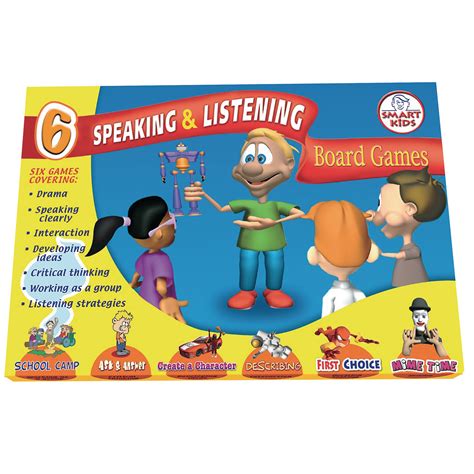 A1203166 Speaking And Listening Games Pack Of 6 Atoz Supplies