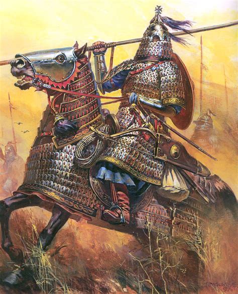 Mongole Heavy Cavalry With Images Historical Warriors Military Art