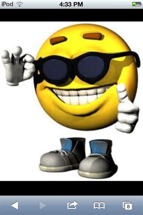 My Picture Is A Really Cool Yellow Dude Smile Meme Smiley Animated