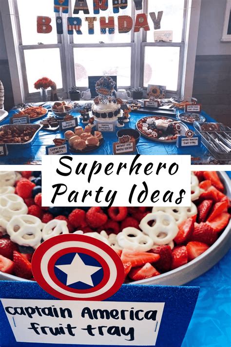 Superhero Party Food Ideas