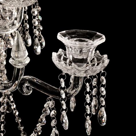 Mh 1442 Wholesale 9 Arms Candelabra With Hanging Crystals Beads Crystal