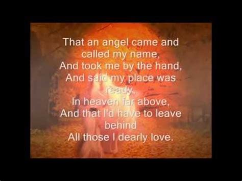 If tomorrow starts without me attributed to david romano. When tomorrow starts without me - YouTube