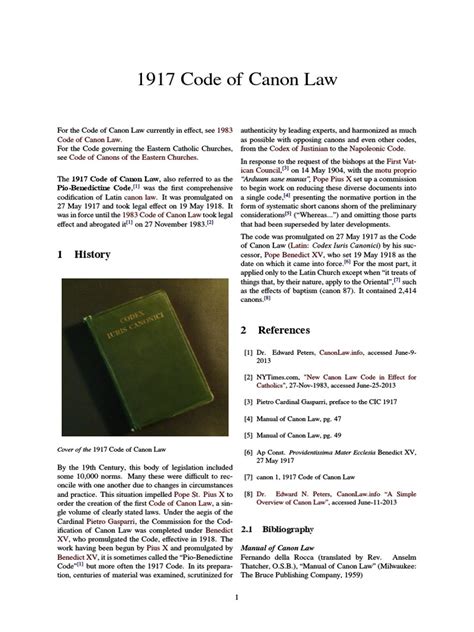 1917 Code Of Canon Law Catholic Church Catholic Theology And Doctrine