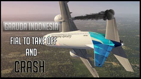 Garuda Indonesia Flight 200 Crash Real Footage Animation By Iza