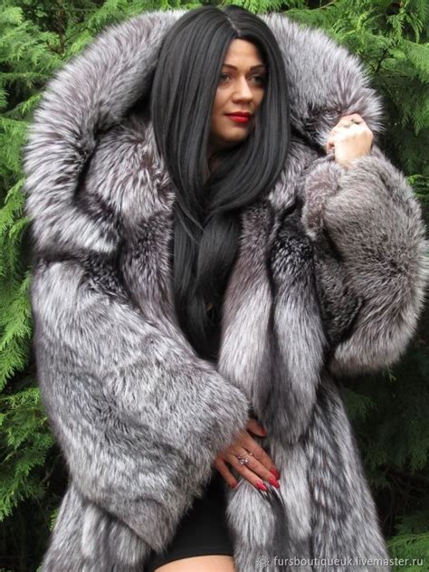 Royal Silver Fox Fur Coat From Saga Furs Hem 305cmxxl Shop Online On