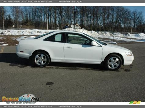 Get information and pricing about the 1999 honda accord, read reviews and articles, and find inventory near you. 1999 Honda Accord EX V6 Coupe Taffeta White / Ivory Photo ...