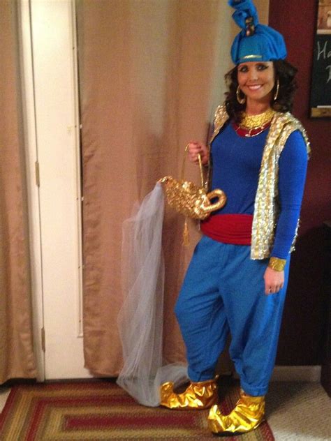 Diy the genie costume from the 2019 live action movie aladdin. Aladdin Genie Costume DIY...large pants pegged at bottom, blue fitted long sleeve shirt, red ...